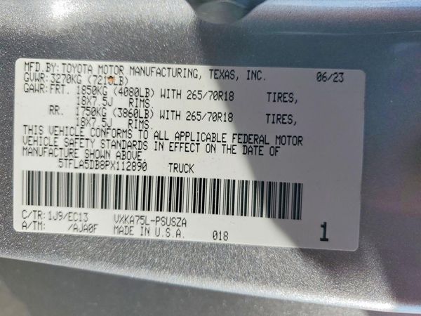 2023 TOYOTA TUNDRA SR5