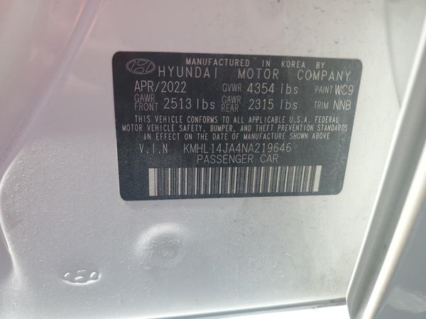 2022 HYUNDAI SONATA