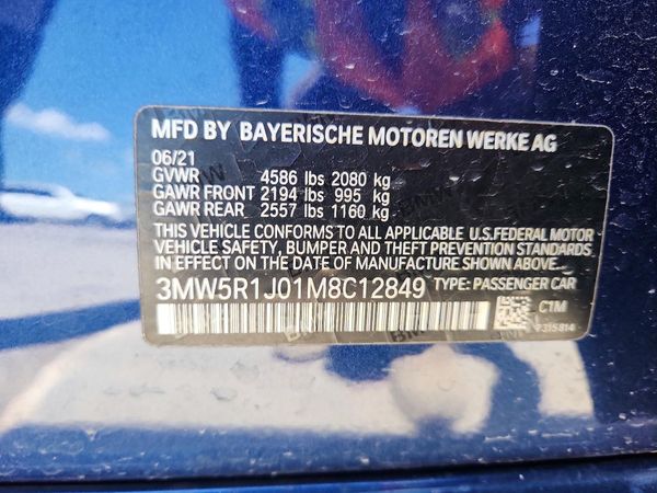 2021 BMW 330I