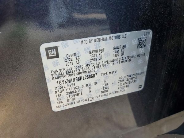 2017 CADILLAC XT5 Base