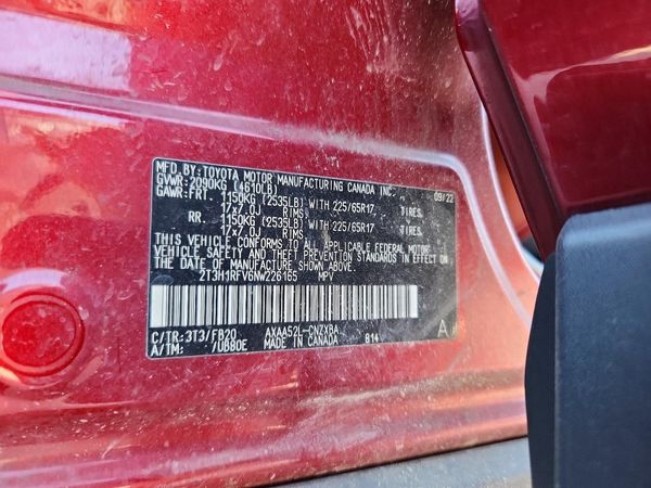 2022 TOYOTA RAV4 LE