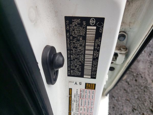 2016 TOYOTA PRIUS One/Two