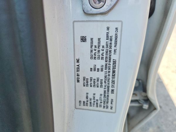 2021 TESLA MODEL 3