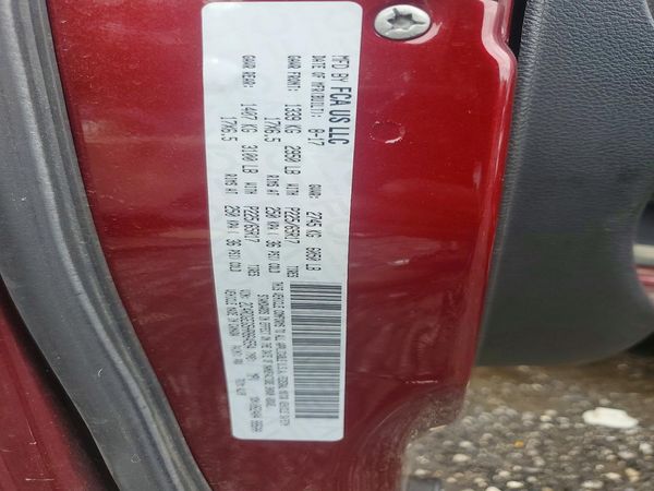 2017 DODGE GRAND CARAVAN GT