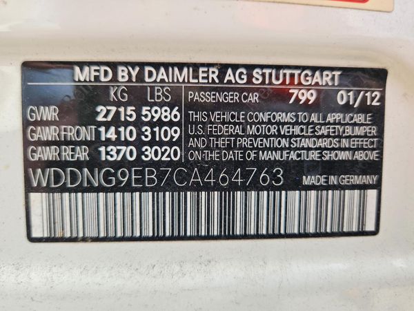 2012 MERCEDES-BENZ S S550 4-MATIC