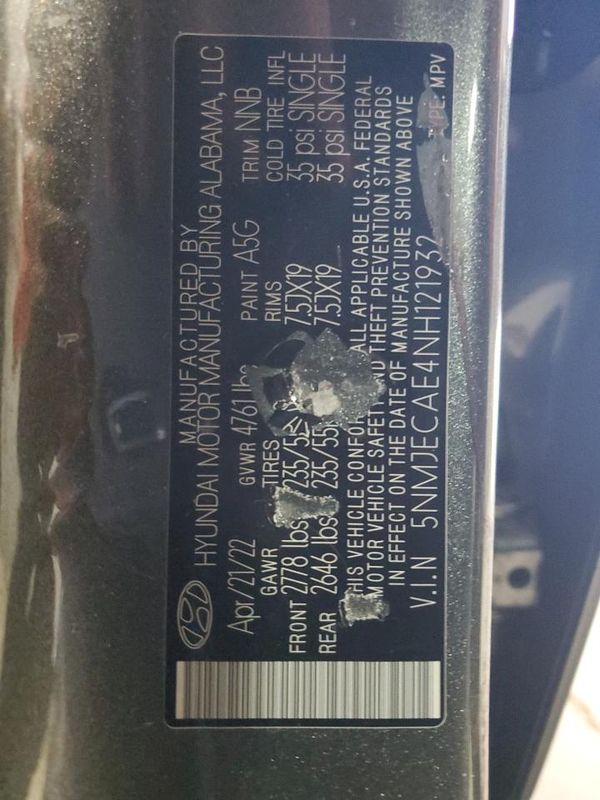 2022 HYUNDAI TUCSON Limited