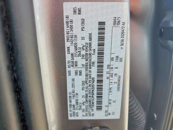 2023 FORD F150 SuperCrew