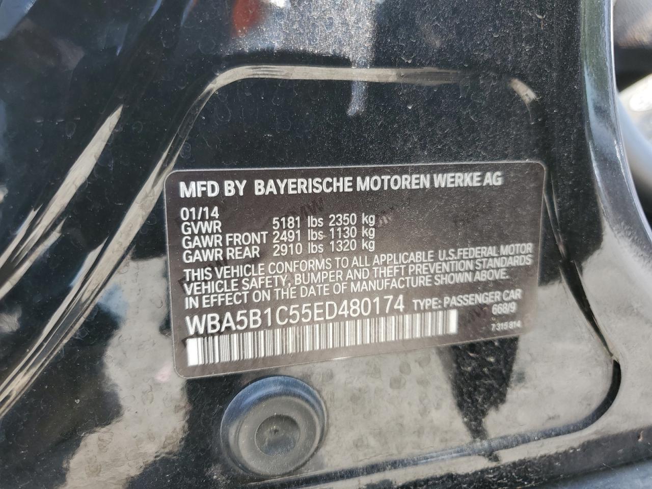 2014 BMW 535