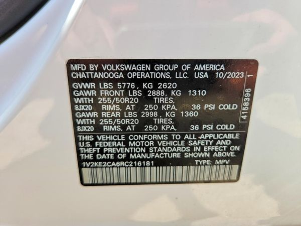 2024 VOLKSWAGEN ATLAS CROSS SPORT
