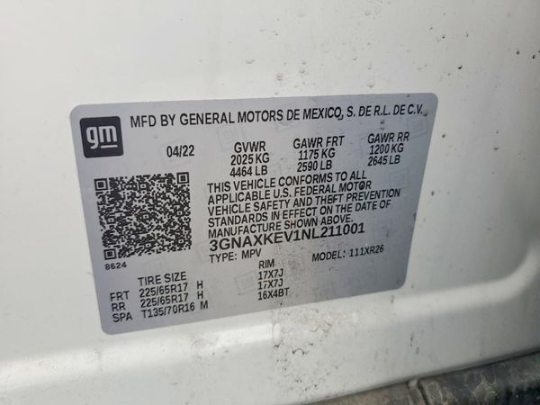 2022 CHEVROLET EQUINOX