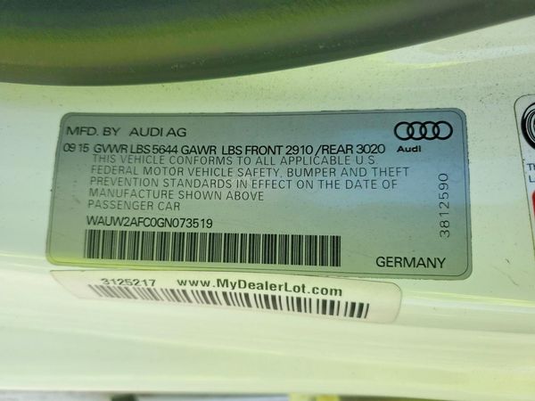 2016 AUDI S7 quattro