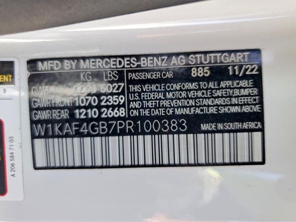 2023 MERCEDES-BENZ C C300