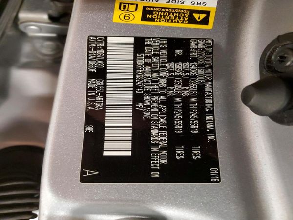 2016 TOYOTA HIGHLANDER Base/Hybrid