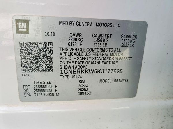 2019 CHEVROLET TRAVERSE Premier