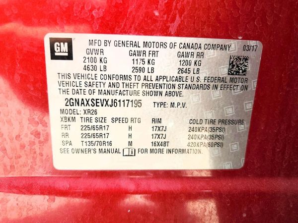 2018 CHEVROLET EQUINOX LT (1LT)