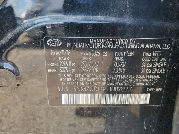 2017 HYUNDAI SANTA FE SPORT