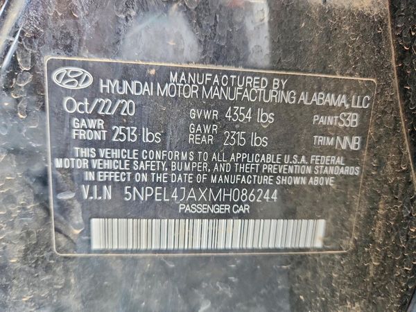 2021 HYUNDAI SONATA