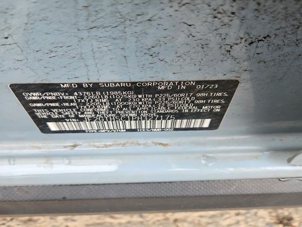 2023 SUBARU CROSSTREK