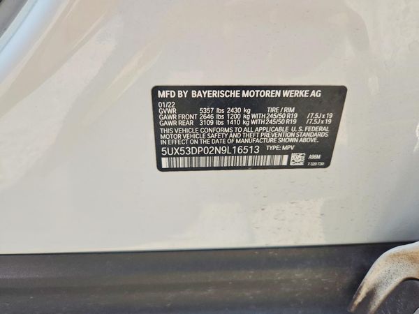 2022 BMW X3 xDrive30i