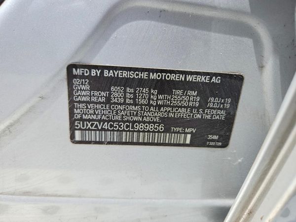 2012 BMW X5 xDrive35i