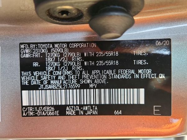 2020 LEXUS NX