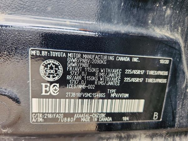 2021 TOYOTA RAV4 XLE Premium HV