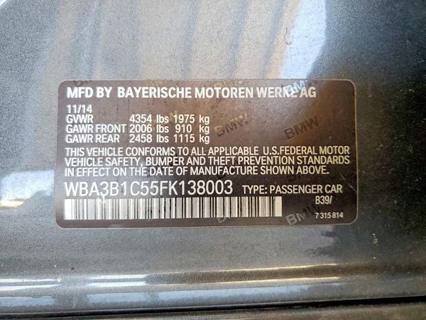 2015 BMW 320 320i