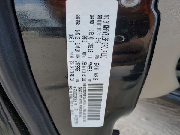 2012 DODGE GRAND CARAVAN