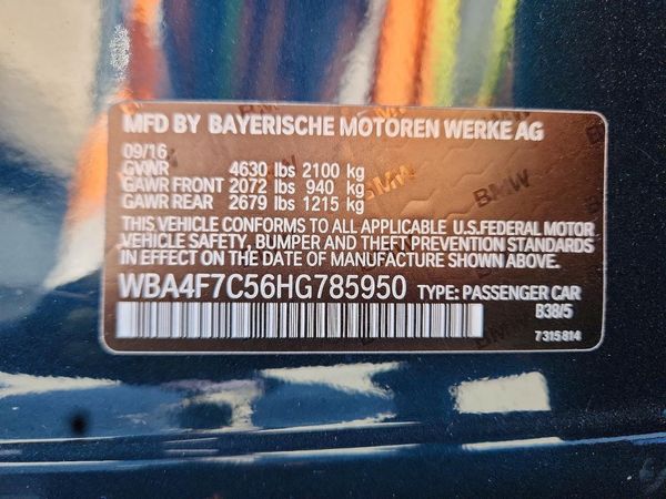 2017 BMW 430I GC