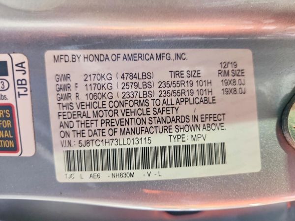 2020 ACURA RDX ADVANCE