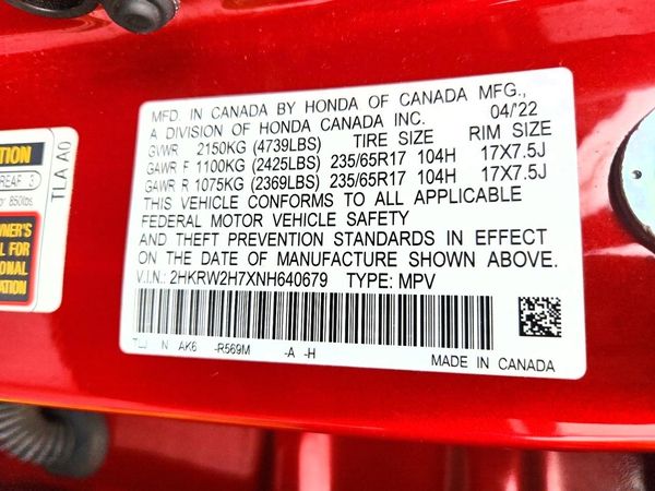 2022 HONDA CR-V Special Edition