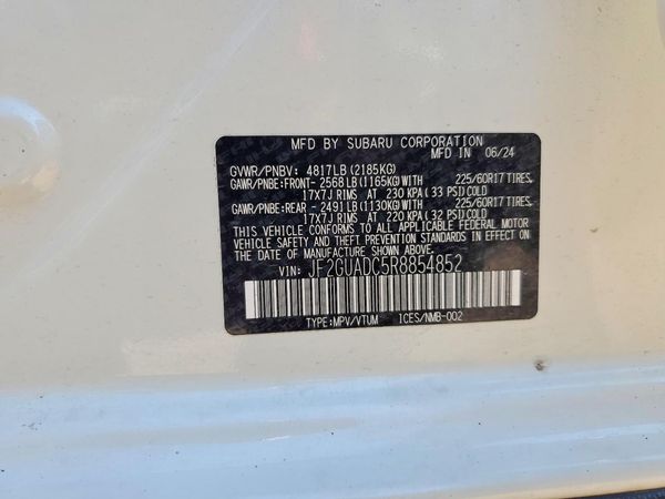 2024 SUBARU CROSSTREK