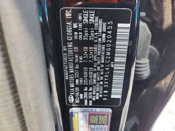 2021 KIA SORENTO S
