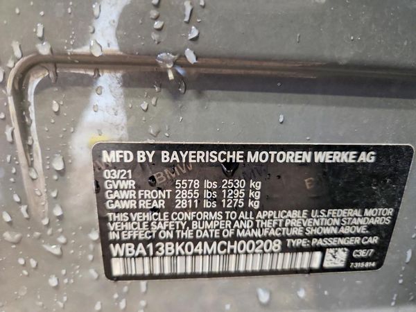 2021 BMW M550XI xDrive