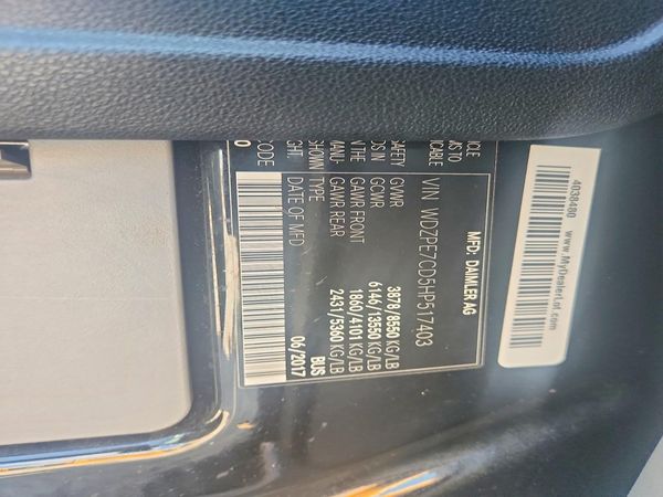 2017 MERCEDES-BENZ SPRINTER