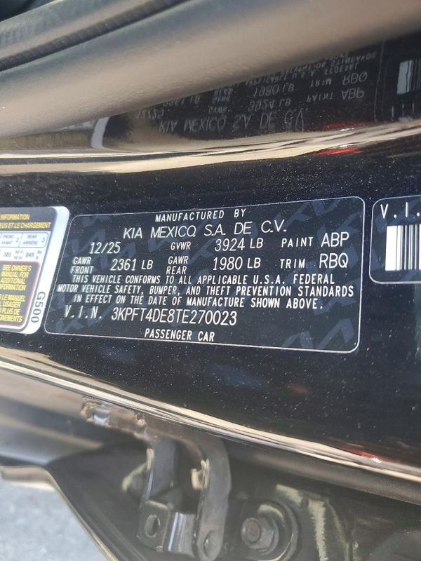 2026 KIA K4 LX, LXS