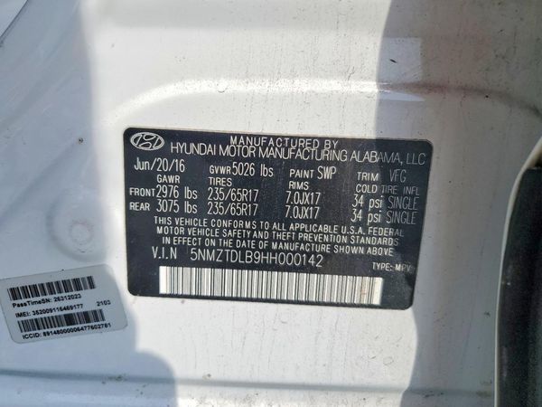 2017 HYUNDAI SANTA FE SPORT