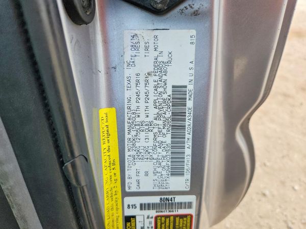 2015 TOYOTA TACOMA
