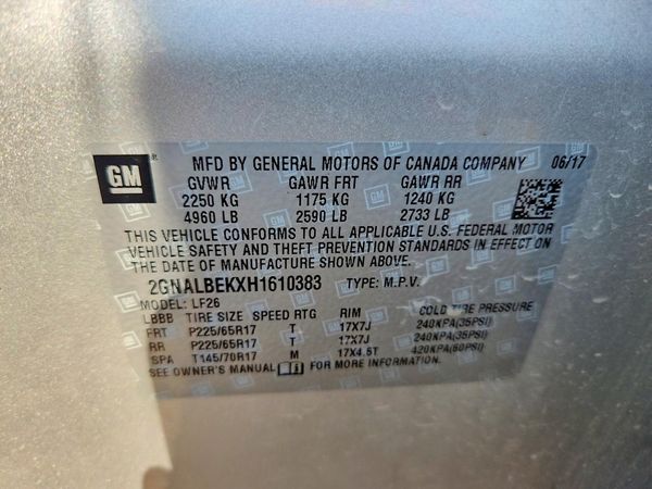 2017 CHEVROLET EQUINOX LS
