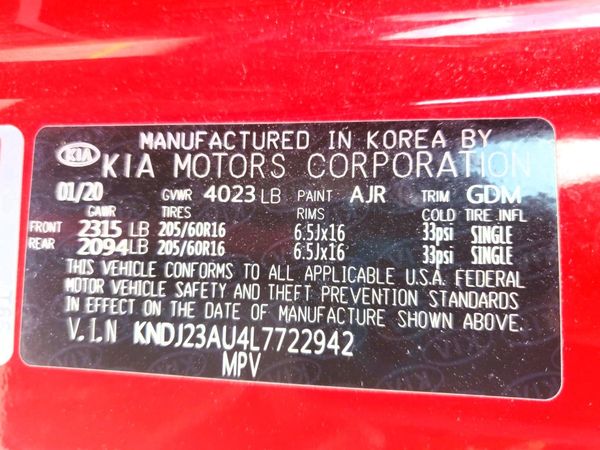 2020 KIA SOUL LX, S, X-Line