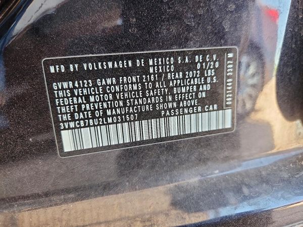 2020 VOLKSWAGEN JETTA S, SE, R-Line
