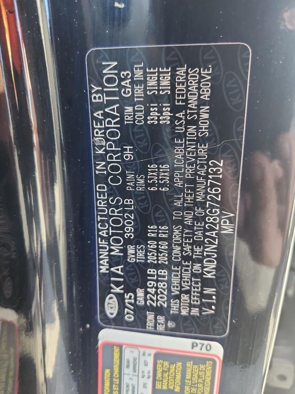 2016 KIA SOUL Plus