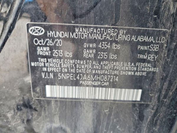 2021 HYUNDAI SONATA
