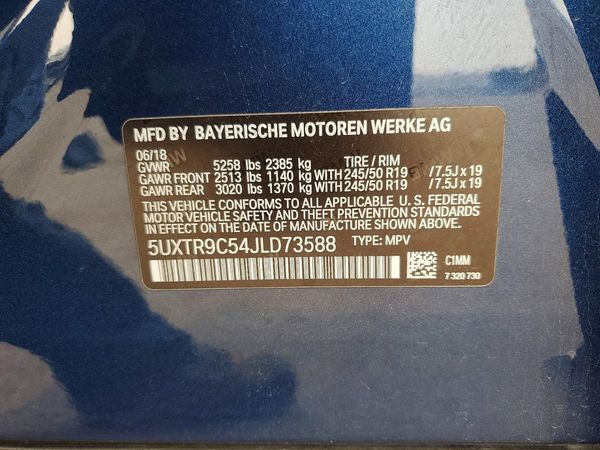 2018 BMW X3 sDrive30i