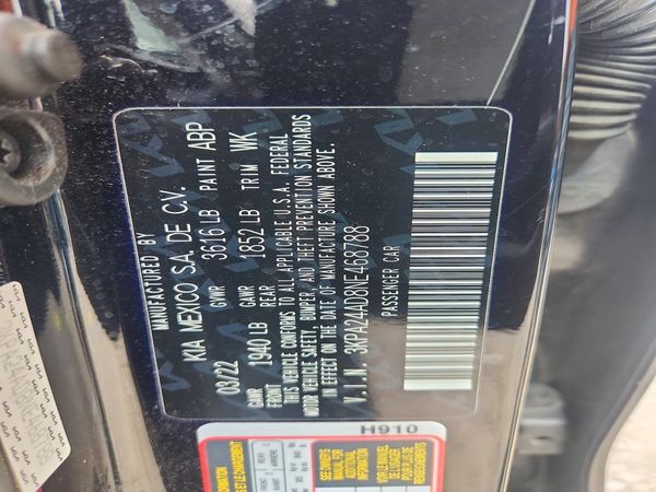 2022 KIA RIO LX, S