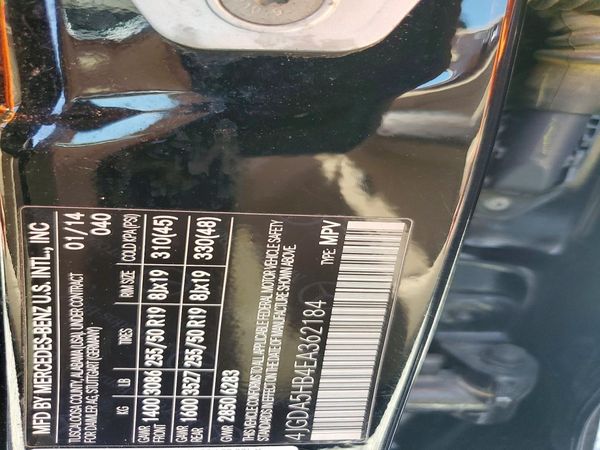 2014 MERCEDES-BENZ M-CLASS ML350 4-MATIC — VINS