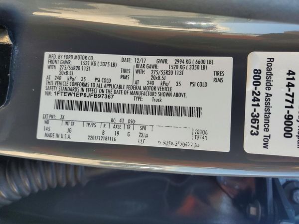 2018 FORD F150