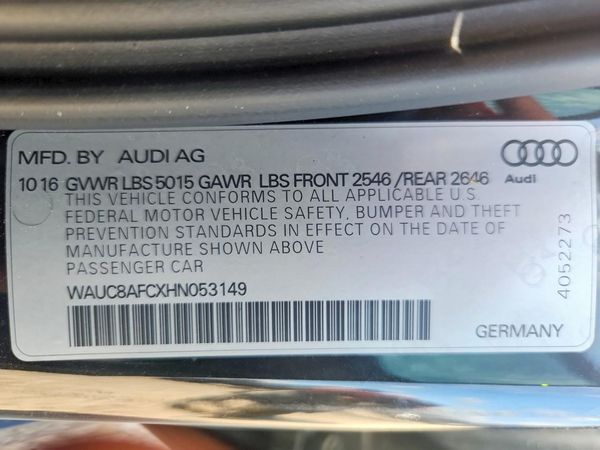 2017 AUDI A6 Premium