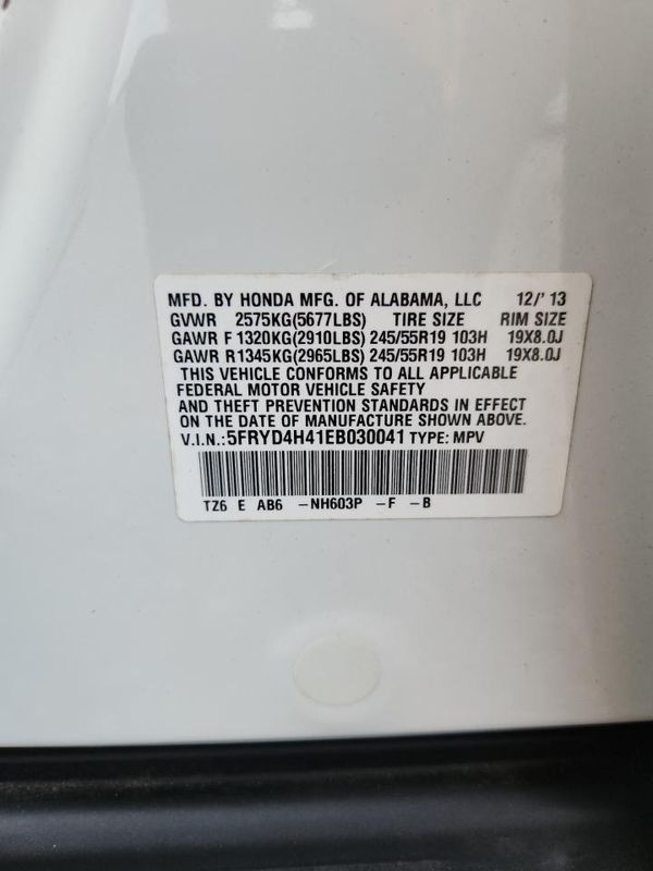 2014 ACURA MDX SH-AWD Tech