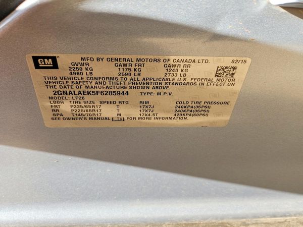 2015 CHEVROLET EQUINOX